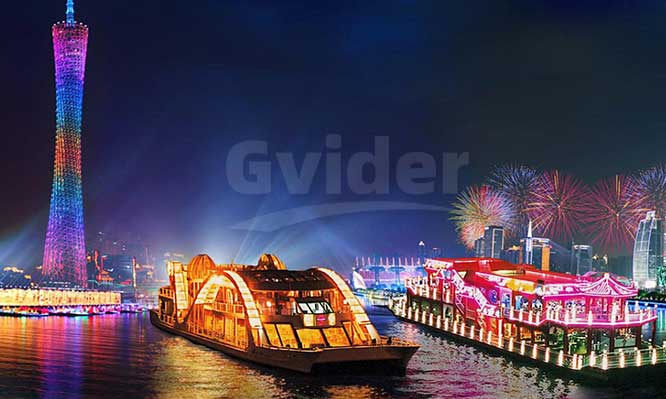 Gvider - Pearl River Night Cruise - Guangzhou - China Travel Services